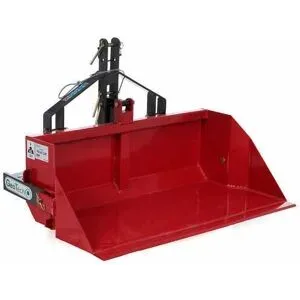 Heckschaufel für Traktor GeoTech von 100 cm - mittlere Baureihe - Tragfähigkeit 300 Kg
