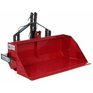 Heckschaufel für Traktor GeoTech von 140 cm - mittelschwere Baureihe - Tragfähigkeit 500 Kg