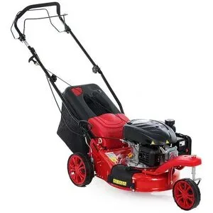 Rasenmäher GeoTech Pro S42-3 BMSWG, Radantrieb mit vorderem Drehrad
