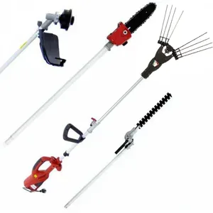 Olivenrüttler + Mehrzweck Elektro Motorsense GeoTech BC 1400 Combi
