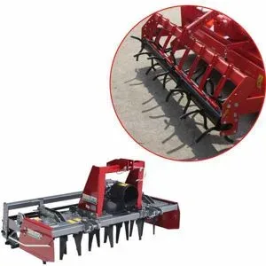 AgriEuro TOP-LINE Kreiselegge RM225 - Arbeitsbreite 225 cm - 20 Zinken - schwere Reihe - Noppenwalze