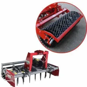 AgriEuro TOP-LINE Kreiselegge RH190 - Arbeitsbreite 190 cm - 18 Zinken - mittelschwere Reihe - Netzwalze