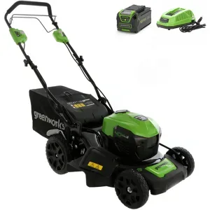 Greenworks GD40LM46SPK4 - Akku-Rasenmäher - 40V/4Ah - Schnittbreite 46 cm