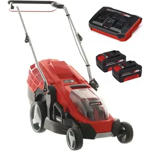Einhell Akku-Rasenmäher GE-CM 36/43 Li - mit Starterset 2 Akkus 18V/4ah und Ladegerät