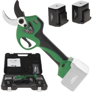 Akku-Baumschere GreenBay TOPCUT 40 - Zwei 21V 4Ah Akkus - Schnittdurchmesser max. 40 mm
