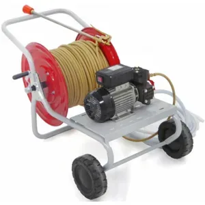 AgriEuro Premium Elektrische Sprühmotorpumpe auf Rädern - Dal Degan DL218 Pumpe - 20 bar max - 18L/min