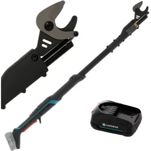 Gardena EasyCut 110/18V P4A - Akku-Baumschere - 18V 2Ah - Schnittdurchmesser max. 28 mm