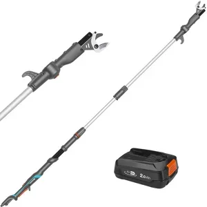 Gardena HighCut 250/18V P4A - Akku-Teleskop-Baumschere - 18V 2Ah - Schnittdurchmesser max. 28 mm