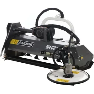 BlackStone BM-CD 180 - Schlegelmulcher für Traktor - Zwischenreihenscheibe - mittlere Reihe - hydraulische Seitenverschiebung