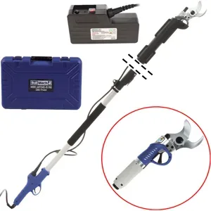 Akku-Baumschere BullMach ARTEMIS 45 PRO - mit Verlängerungsschaft 1.5/2.1 m - Schnittdurchmesser max. 45 mm