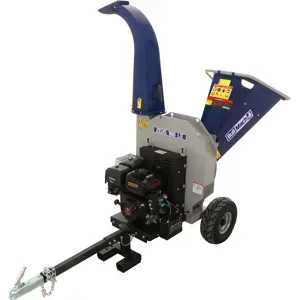 BullMach ZEUS 180 LE - Benzin-Häcksler mit Anhängerkupplung - Loncin 420 cm³ -  E-Starter