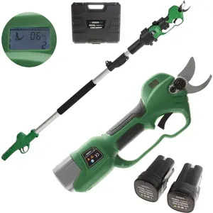GreenBay TopCut 28 - Akku-Baumschere - 2x 16.8V 2Ah - 150/210 cm - Schnittdurchmesser max. 28 mm