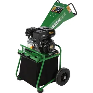 GreenBay GB-WRC 55 RB- Häcksler mit Verbrennungsmotor - Benzinmotor RATO R210-A da 7 PS