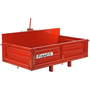 Francini P 170 - Heckcontainer für Traktor - Kippbar - 3 öffenbare Heckklappen