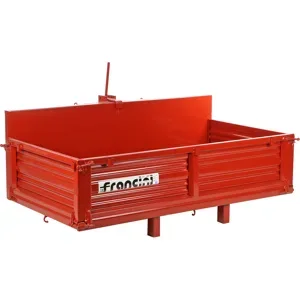 Francini P 150 - Heckcontainer für Traktor - Kippbar - 3 öffenbare Heckklappen