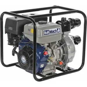 BullMach NAYLA 80 - Motorpumpe mit hoher Förderhöhe - mit 80 mm Anschlussstücken