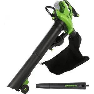 Greenworks GD48BVII - Akku-Laubsauger & Laubbläser - 48V - SOLO - OHNE AKKU und LADEGERÄT