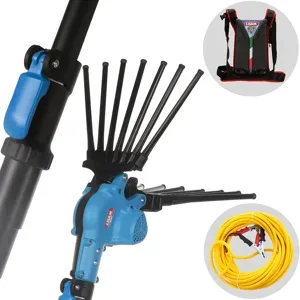 Lisam Oliwatt 3 - Elektrischer Akku-Olivenschüttler mit Rucksackbatterie 12V 56Ah - Teleskopschaft 235/330 cm