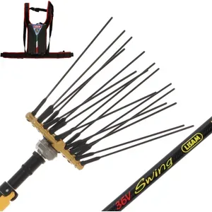 Lisam Swing 36V - Elektrischer Batterie-Olivenrüttler- Teleskopstange - 220-300 cm - Batterie 36V 30Ah