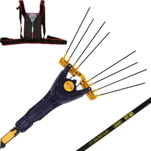 Lisam Avatar - Elektro-Olivenrüttler -Teleskopschaft - Akku 12 V 56 Ah