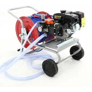 AgriEuro TOP-LINE Kit Motorsprühpumpe Comet MP 30  Loncin G 200 F mit Wagen