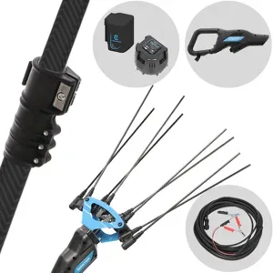 Campagnola Icarus V1 ECO Plug-in  Akku-Olivenschüttler mit Carbon-Teleskopstange 150220 cm  21.6V 5Ah