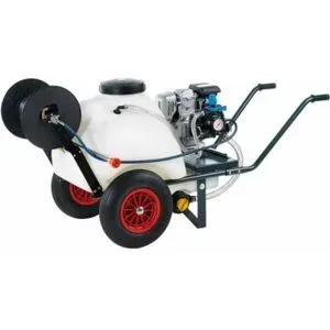 AgriEuro TOP-LINE Kit Motorsprühpumpe Comet MC25  Honda Motor GP 160 mit Wagen und 120 l Tank