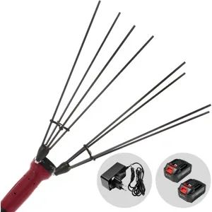Archman AB01  Akku-Olivenrüttler mit Teleskopstange (220315 cm)  2 × 21 V 4 Ah