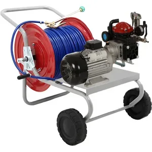 AgriEuro TOP-LINE Kit elektrische Spritzmotorpumpe mit Wagen  Annovi Reverberi AR 30 EM