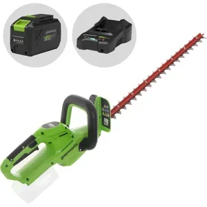 Greenworks G24HT56  24V/10Ah Lithium-Ionen Akku-Heckenschere  56 cm Messer