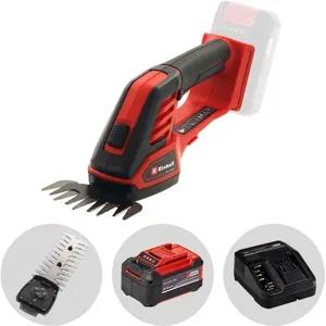 Einhell GE-CG 18/100 Li - Akku- Gras- und Strauchschere - Heckenschere - 18V/5.2Ah