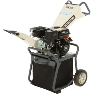BlackStone GBK 500  2-in-1-Benzin-Häcksler mit Fangkorb und Trichterauswurf  Ducar DH212