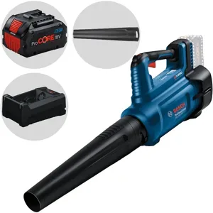 Bosch Professional GBL 18V-750 - Akku-Laubbläser 18V/8Ah + Schnellladegerät
