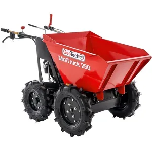 GeoTech Pro MiniTruck 250 - Motorschubkarre 4x4 mit Motor Loncin LC1P65FE-2