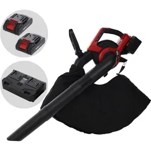 GeoTech X-Line BV-40V  Akku-Laubbläser und -sauger  2x 20 V, 2 Ah