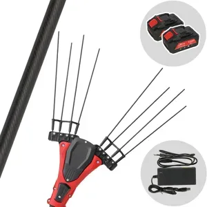 Aima Jaguar Cordless  Akku-Olivenrüttler Fester Schaft aus Carbon  245cm - 2 x 21V 9Ah