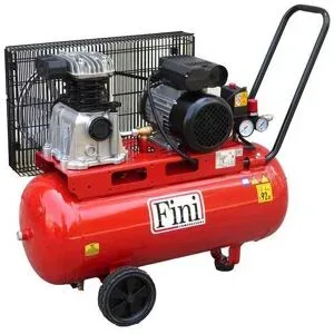 FINI MK 102 N 50 2M - Elektrischer Kompressor mit Riemenantrieb - Motor 2PS - 50Lt