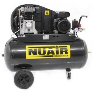 Nuair B2800 /100 CM2 - Elektrischer Kompressor mit Riemenantrieb - Motor 2PS - 100Lt