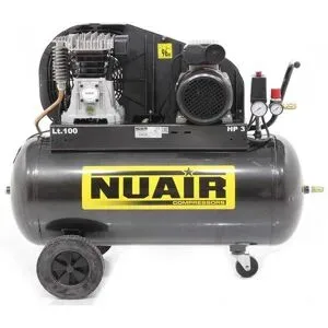 Nuair B2800B/100 CM3 - Elektrischer Kompressor mit Riemenantrieb - Motor 3 PS - 100 Lt