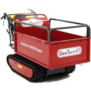GeoTech Pro GeoPorter 530E BS Hydro - Raupendumper - 10 PS - Hydraulisches Kippsystem, Ladekapazität 500 kg