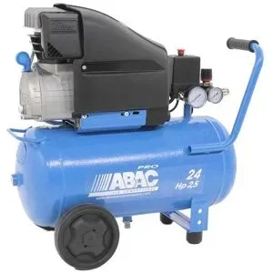 ABAC POLE POSITION PRO L25P - Einphasiger elektrischer Luftkompressor - Motor 2,5 PS - 24 Liter