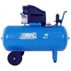 Abac Estoril L30P  Fahrbarer Elektroluftkompressor  3-PS-Motor  90 Liter