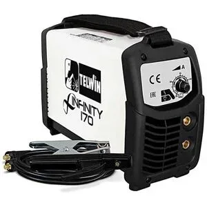 Inverter Schweißgerät Elektrode und TIG mit Gleichstrom Telwin Infinity 170 - 150A - mit Kit