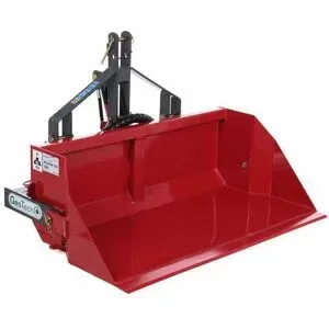 Hydraulische Heckschaufel für Traktor GeoTech von 140 cm - Mittelschwere Baureihe - Tragfähigkeit 500Kg