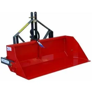 Hydraulische Heckschaufel für Traktor GeoTech von 180 cm - Schwere Baureihe - Tragfähigkeit 700Kg