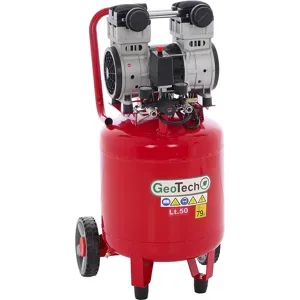 GeoTech S-AC50V-10-15C - Elektrischer Kompressor - Oilless Motor 1.5 PS - 50 Liter leise vertikal