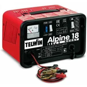 Telwin Alpine 18 Boost - Akkuladegerät - für Batterien WET mit 12/24 V Spannung - 230V