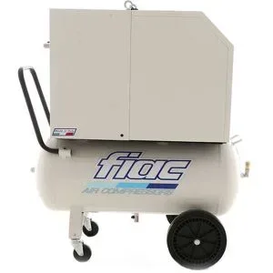 FIAC Silent AB90/360M  Einphasen-Elektroluftkompressor mit Riemenantrieb  3-PS-Motor  90 Liter