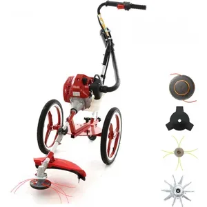 GeoTech HPBC 550 - Fadenmäher Motorsense zum Schieben - Gemischmotor 52 ccm