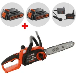 Black & Decker GKC1825L20-QW -  Elektro Kettensäge - Akku 18V 2Ah + Gratis 18-V-Akku 2 Ah
